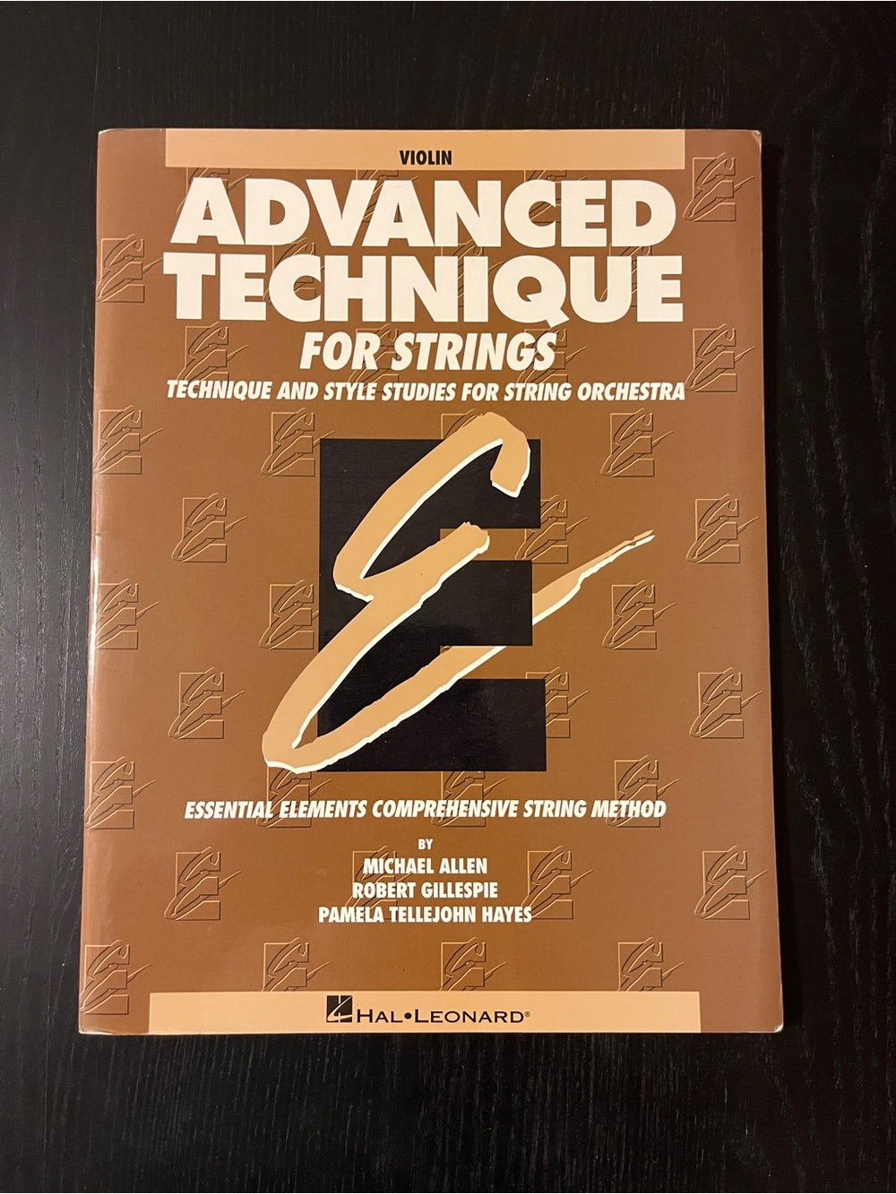 Essential Elements Advanced Technique for Strings Violin Book Hal Leonard